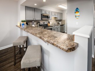 Breakfast bar for casual dining