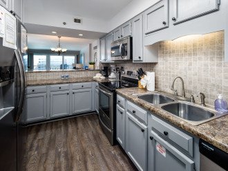Enjoy cooking as a family in this spacious kitchen