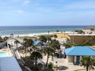 Balcony View of Gulf and Dune Walkover Beach Access