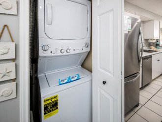 Washer and dryer in unit