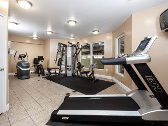 Keep your goals going in the resort's gym
