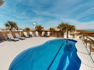 Direct Gulf Front Home with Private Elevated Pool #8