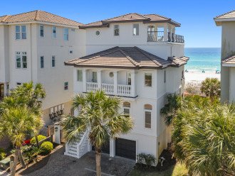 Villa Vittoria - Gorgeous Gulf Front Vacation Rental Beach House with Private Pool and Personal Beach Access in Gated Community of Dunes of Destin, Florida - Five Star Properties Destin/30A