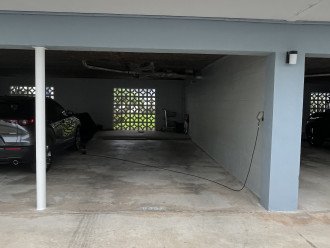 Open Garage Parking Space