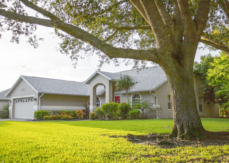 Pull up under the old tree and know you're home for the week.
