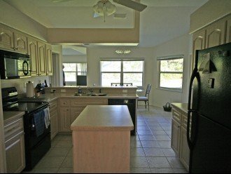 Fully equipped kitchen with a center island