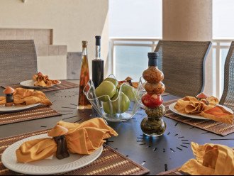 Dine on your Ocean Front Balcony