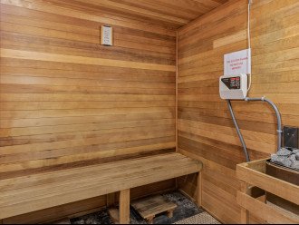 Dry Sauna off fitness room