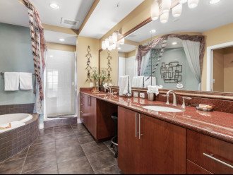 Master Bath with separate tub & walk in shower