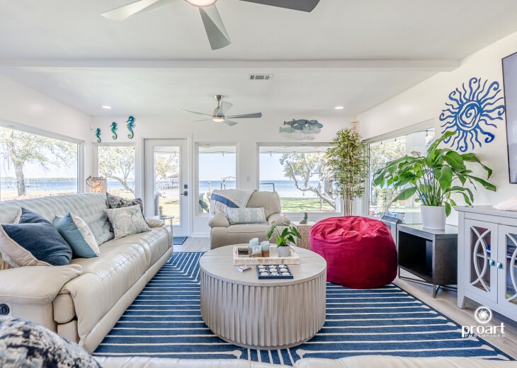 Stunning home with a Private Beach. #1