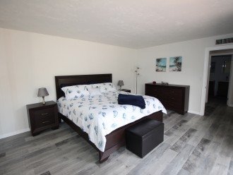 Upstairs bedroom with King size bed