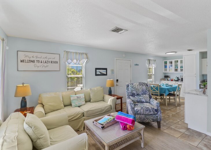Open Kitchen, Dining, Living Area Day Side