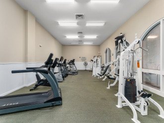 Plenty of Gym equipment to choose from
