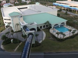 Walkover to the Parking Garage, Gym, Tennis Courts, additional Pool & Hot Tub