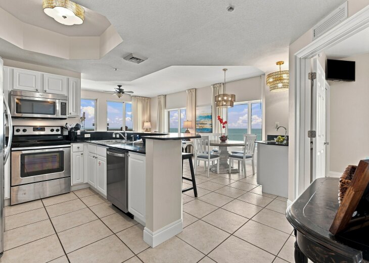 Well-stocked kitchen with everything you need
