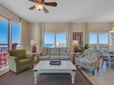 5* RATED!! WEST TOWER CORNER 3 BR/3BA - TOWER II ON THE BEACH - BEACH SVC FOR 4!