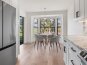 Kitchen, eating area with golf course view