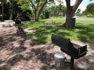 Grilling and picnic area just beyond the Undercover parking garage!