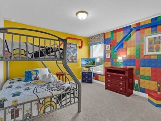 2023-09 Lego Factory Bedroom decor upgraded with wall mural