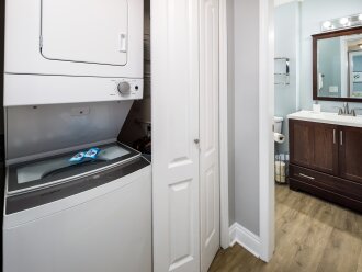 Full sized washer and dryer