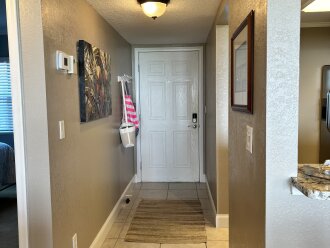 Entrance from the walkway.