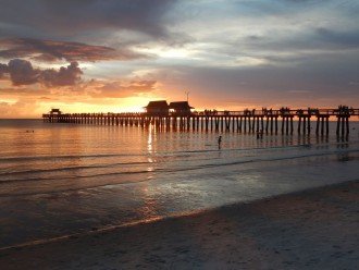 An Evening Trip to See a Sunset at the Naples Pier