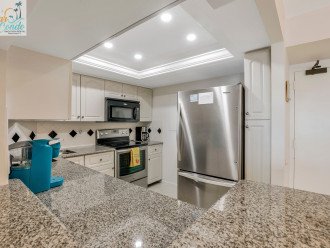 Fully equipped and remodeled kitchen.
