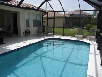 Pool Lanai / Sitting area. Chaise Lounges provided