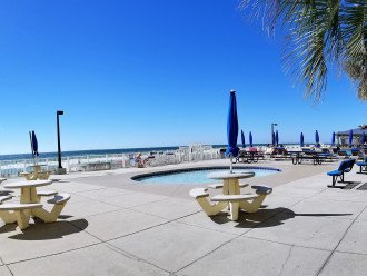Fully updated 3rd floor 3 BR, steps to pool, tiki hut, grills beach and more #29