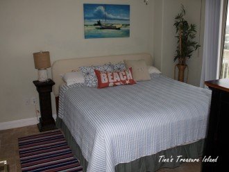 Guest bedroom 3 with King Bed, HD Flat screen TV, DVD player and balcony access