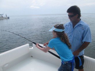 Bring the kids. They love it on the big water with the big fish.