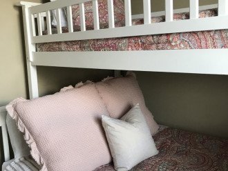 Villa 3B guest bunk with different comforter! (Same bunk bed as last photo)