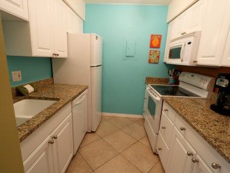 Granite countertops in Kitchen, everything you need is here for your stay