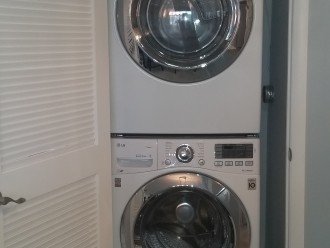 Stackable LG washer and dryer