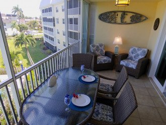 Brand New Lanai Furnishing with Long Water and Pool Views.