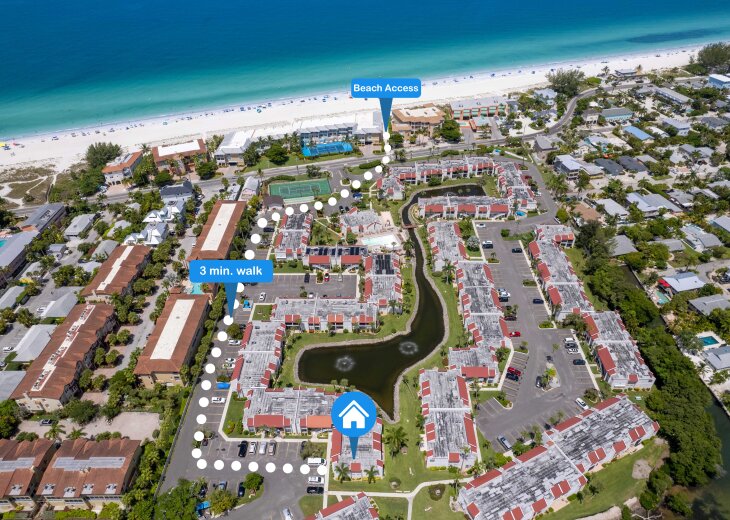 3 Min walk to Beach
