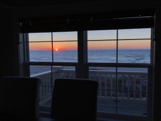 Sunset from dining area