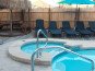 pool/ spa gazebo & pool deck with 6 loungers