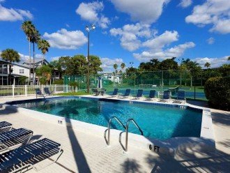 Smaller pool by tennis/pickleball courts