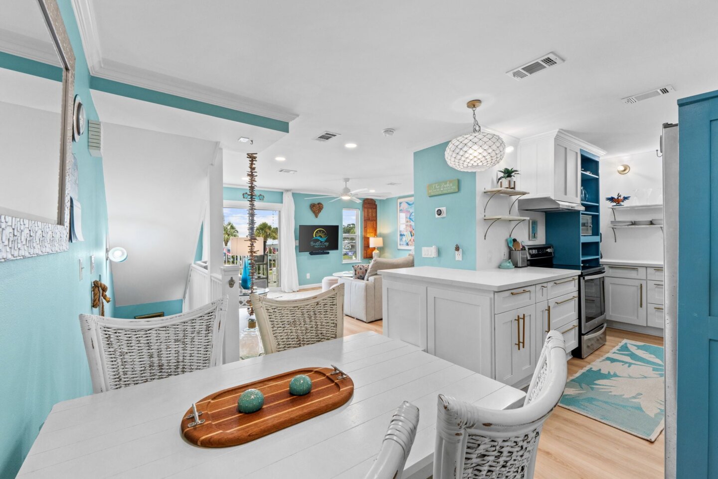Fully Equipped Kitchen ~ Open to Dining & Living Room