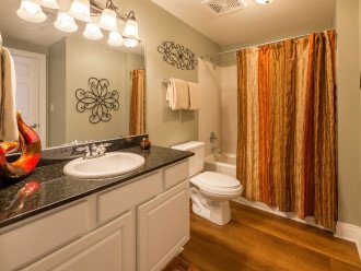 3rd of 3 ultra clean bathrooms can be accessed from the hall or 2nd guest bedroom