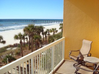 Your private balcony awaits you...look for dolphins, rays, sea turtles & manatee