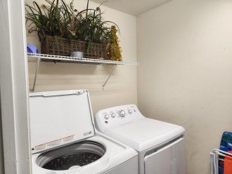 Convenient, in-unit full size washer & dryer