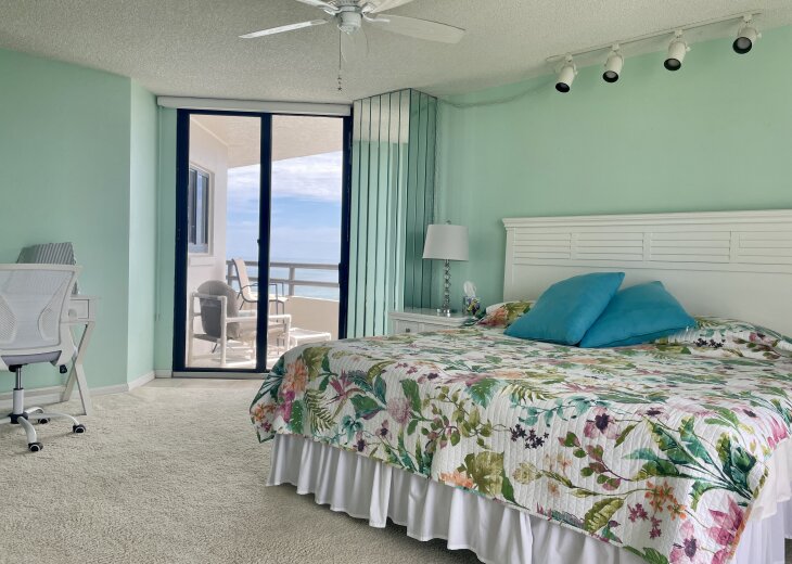 Master bedroom looking left toward ocean