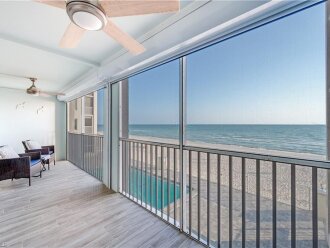 Gulf-Front Bonita Beach Condo: Screened Lanai & Heated Pool