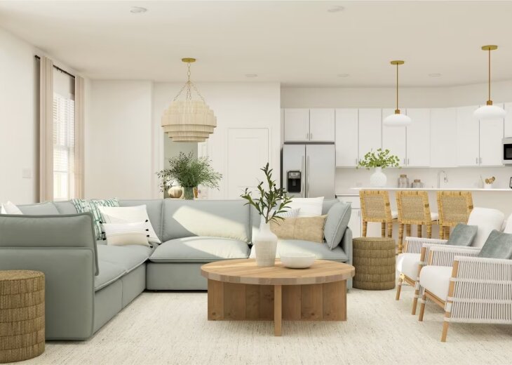 Living Room ***Actual Space, but AI Furnishing***