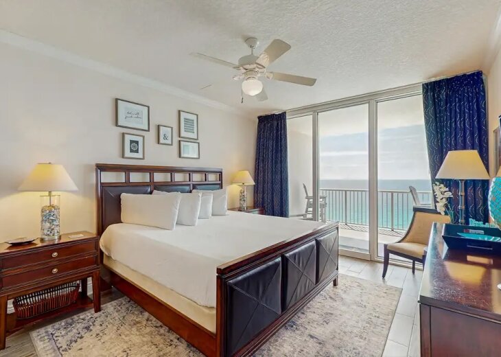 Gulf-front Master Bedroom