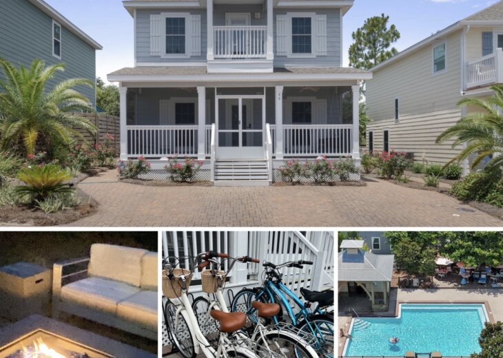 House with screened porch and 3 parking spaces