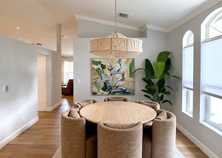 Formal dining area
