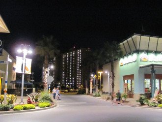 View form Peir Park center towards Calypso Resort